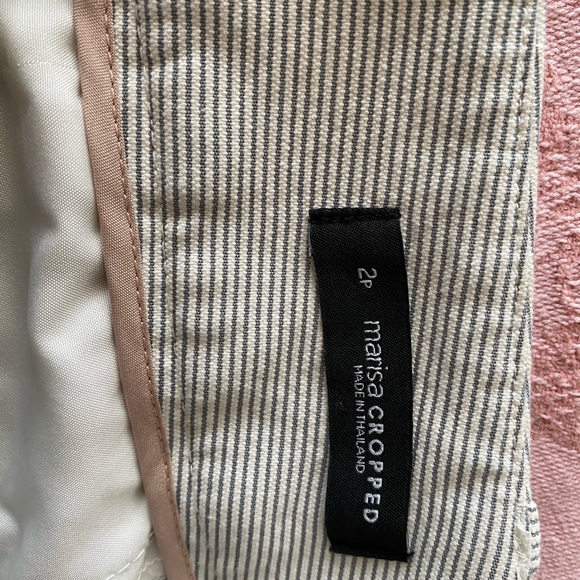 Ann Taylor Loft seersucker cropped pants. - Picture 4 of 4